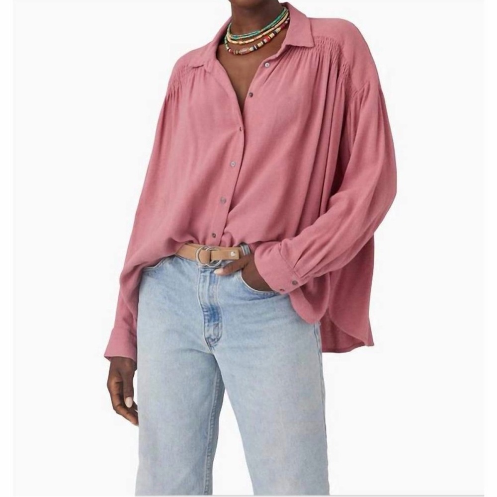 XiRena Jo Button Down‎ Shirt Size Small